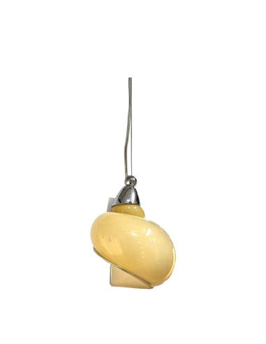 Chiocciola lampada a sospensione contemporanea ambra in vetro lavorato a mano siru -SIRU
