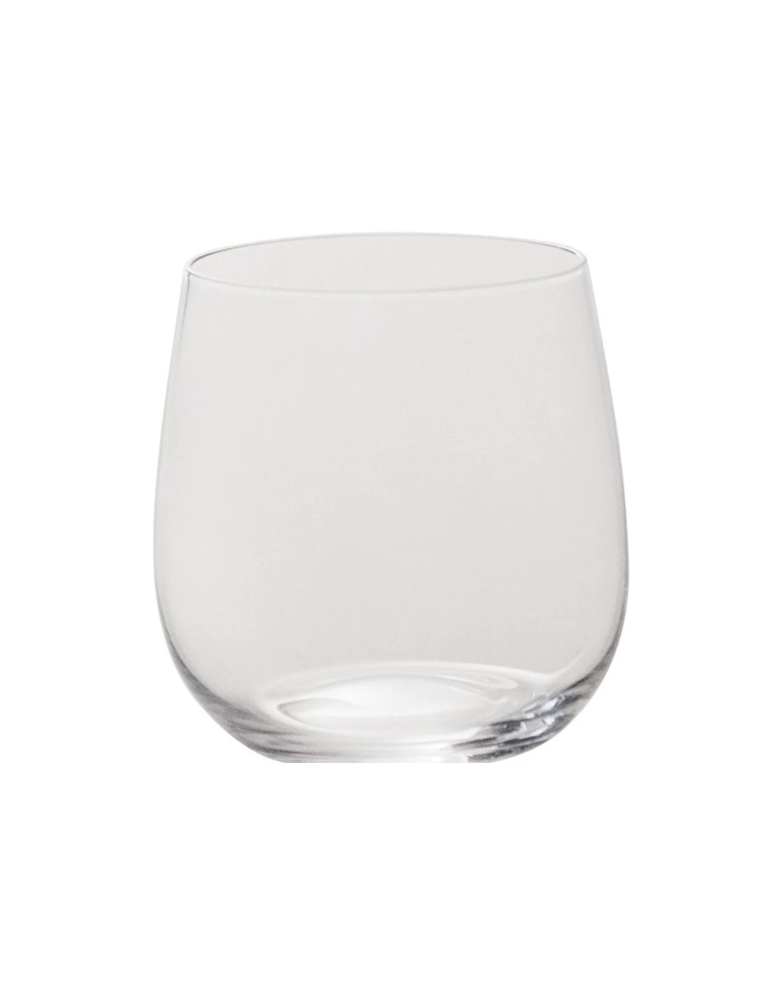 Set 6 Bicchieri Reggia - Design Moderno e Minimal in Vetro Cristallo - 37 cl