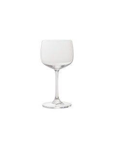 Reggia set 6 calici per vino rosso  moderni e minimal in vetro cristallo