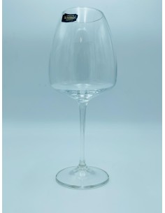 Alizee Set 6 calice vino 610 ml in cristallo di bohemia trasparente