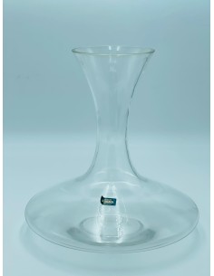 Decanter ad Ampolla grandi vini in cristallo di bohemia trasparente