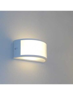 Enio Lampada da parete o soffitto per esterno bianca GreenLight 8593, diffusore in termoplastica , Alluminio Pressofuso, IP44