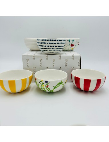 Set 6 ciotole aperitivo in ceramica colorata collezione SEASONS -L'ABITARE