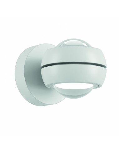 Lampada a parete applique moderna dal design a sfera orientabile con lente proiettore convessa collezione Mini Nautilus -LODE...